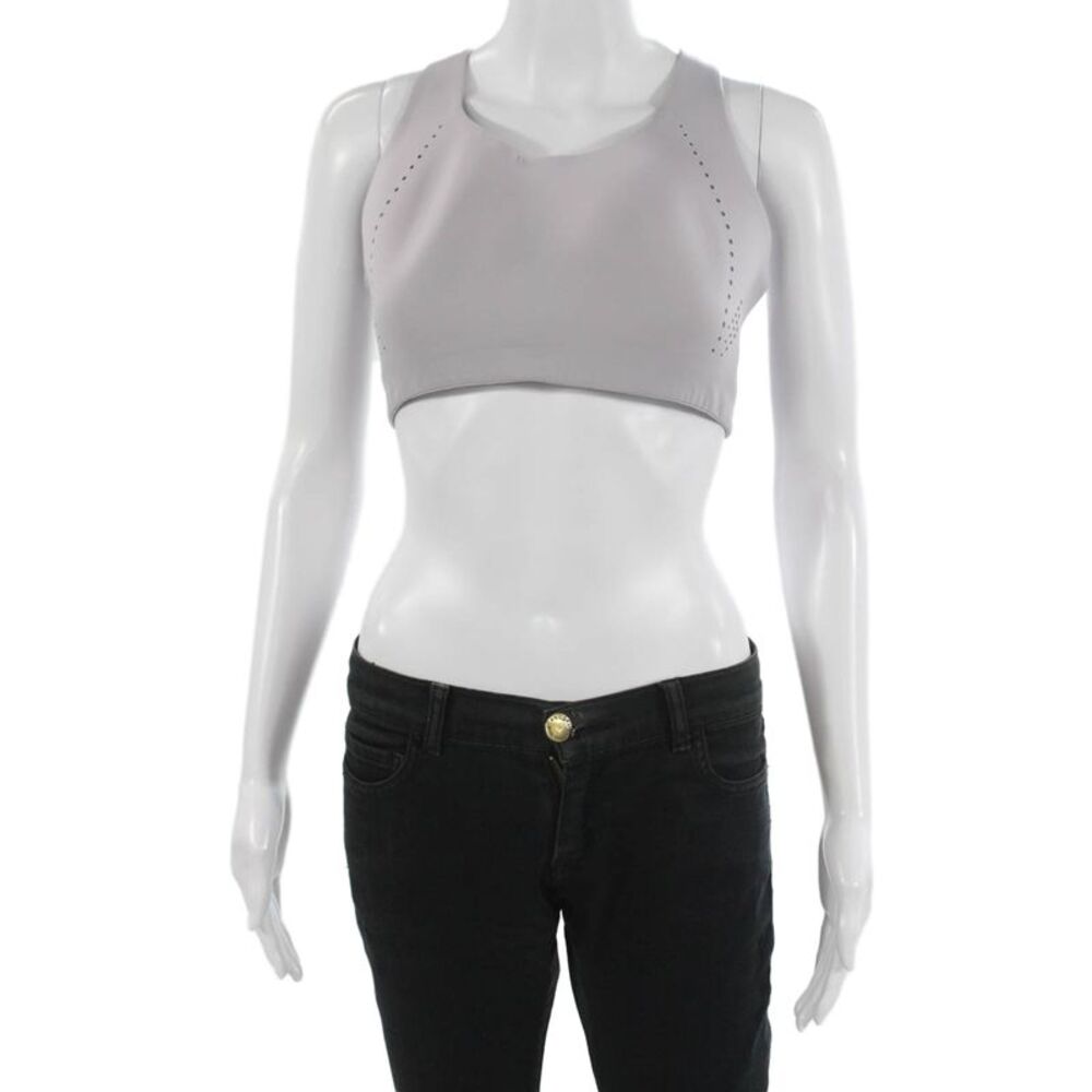 Lululemon Womens Cross Strap Back Sports Bra Lavender Size 34 DD